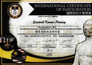 Malaysia Certificate Santosh Pandey